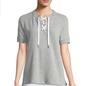 Michael Kors Lace-up Front Top